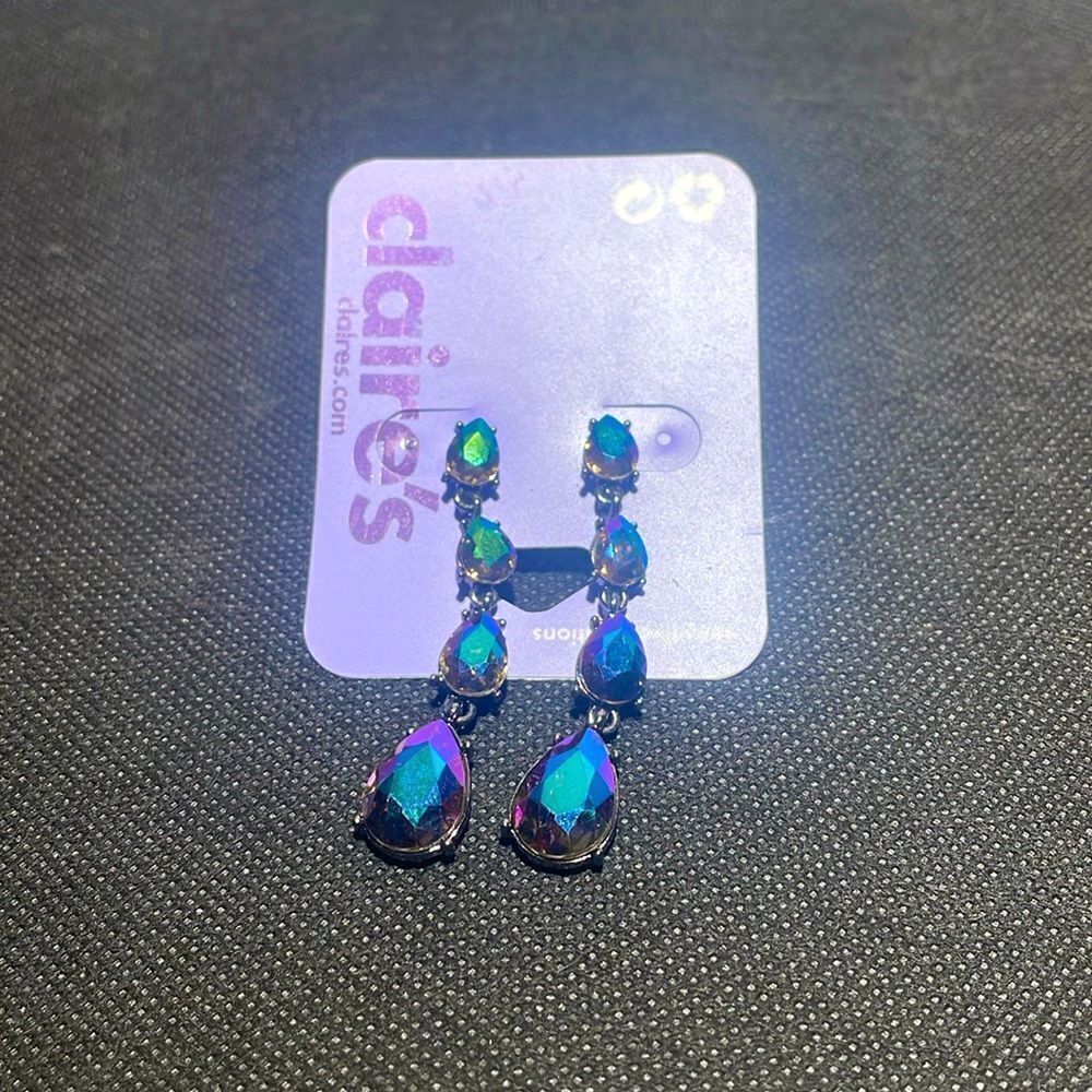 Claire’s dangly earrings